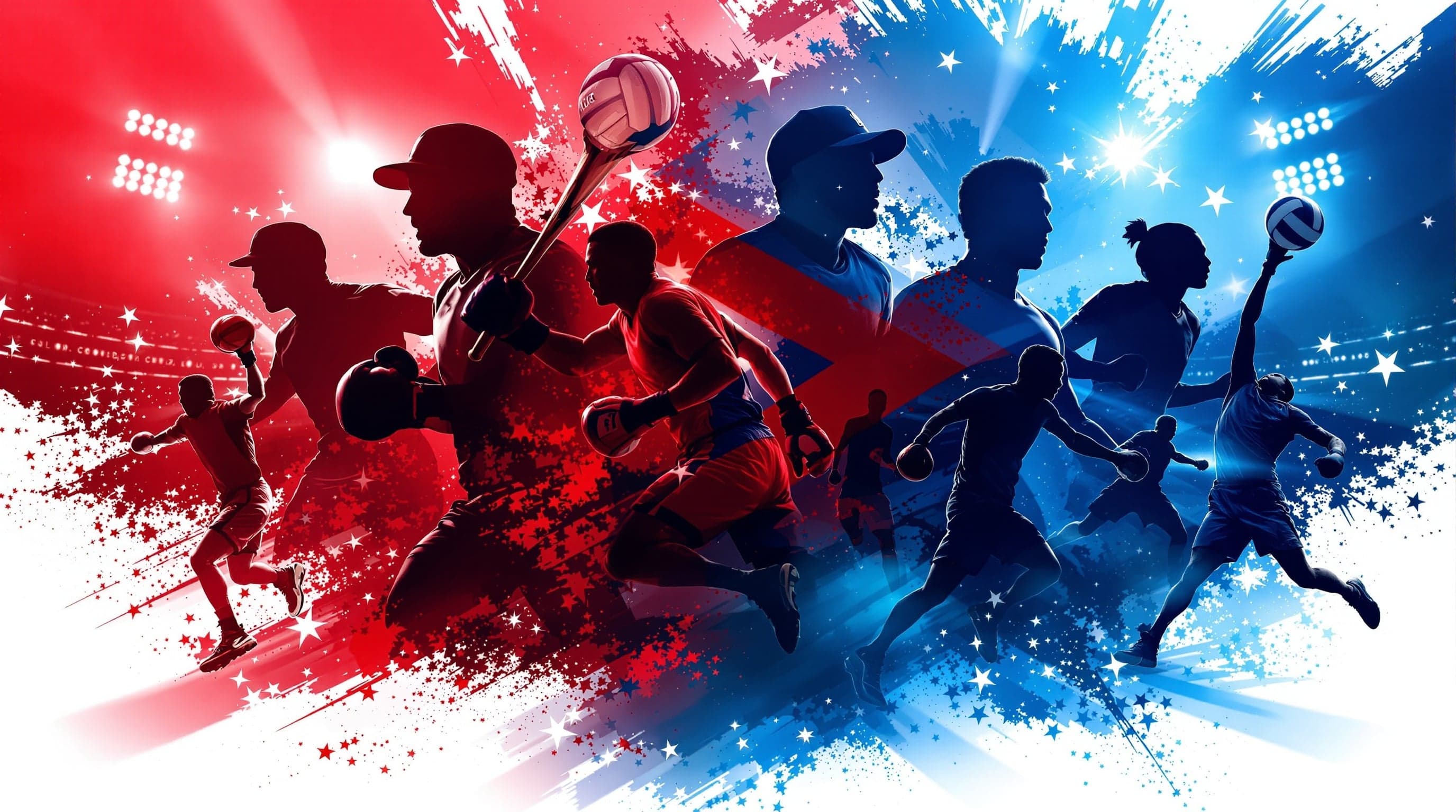 Cuban Athletes Collage